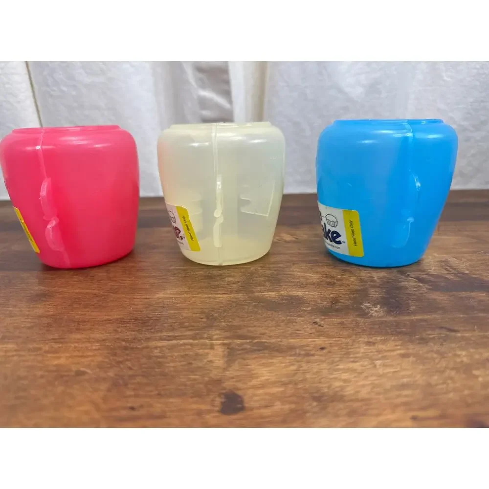 Cup-a-Cake Cupcake Storage Holder Carrier Vintage Red, Clear, & Blue Made in USA
